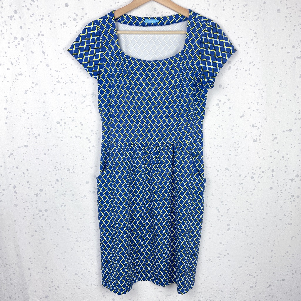 J. Mclaughlin Catalina Cloth Short Sleeve Emma Dress M*